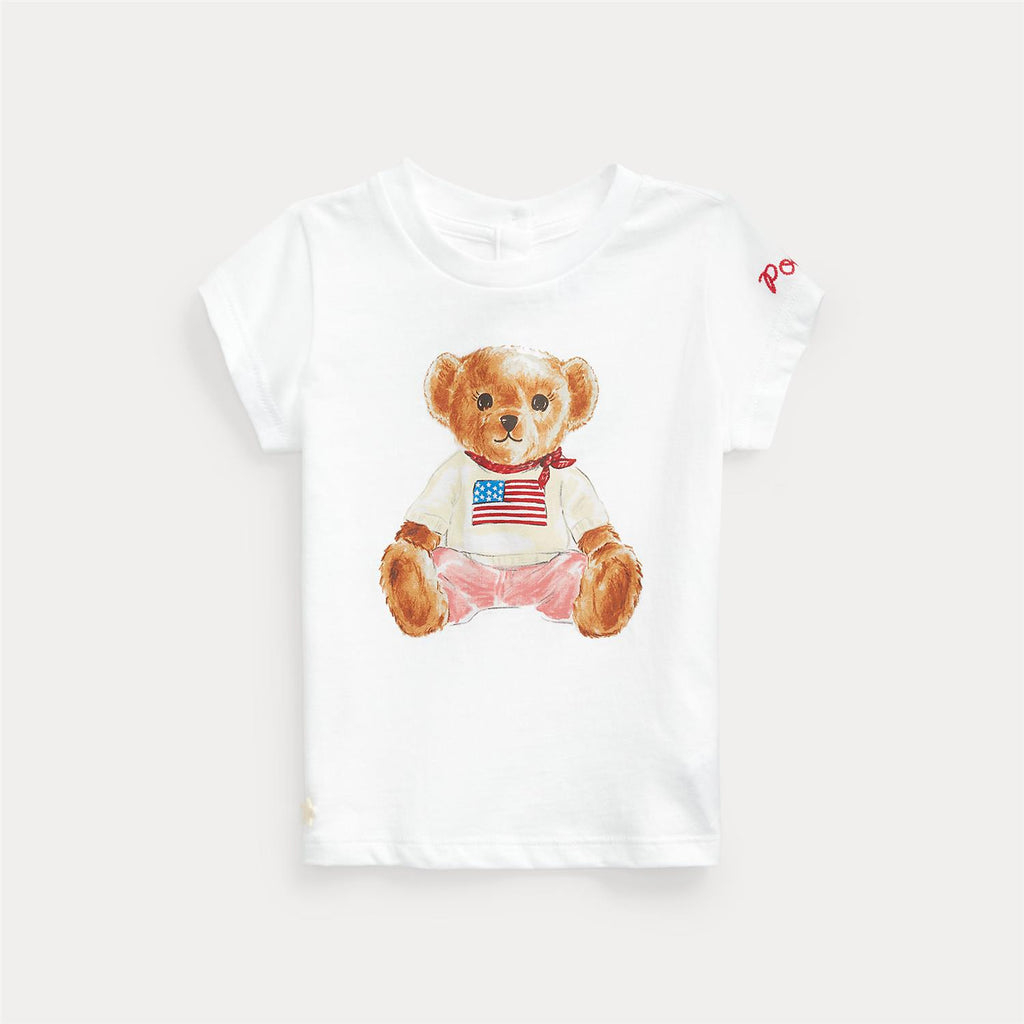 Polo Ralph Lauren tskjorte til jente m bamse