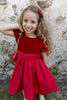 Prinsessefin Kate fløyelskjole