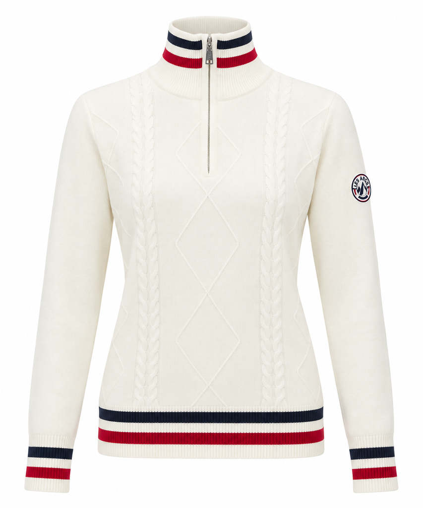 Les Arcs Emeline half zip genser