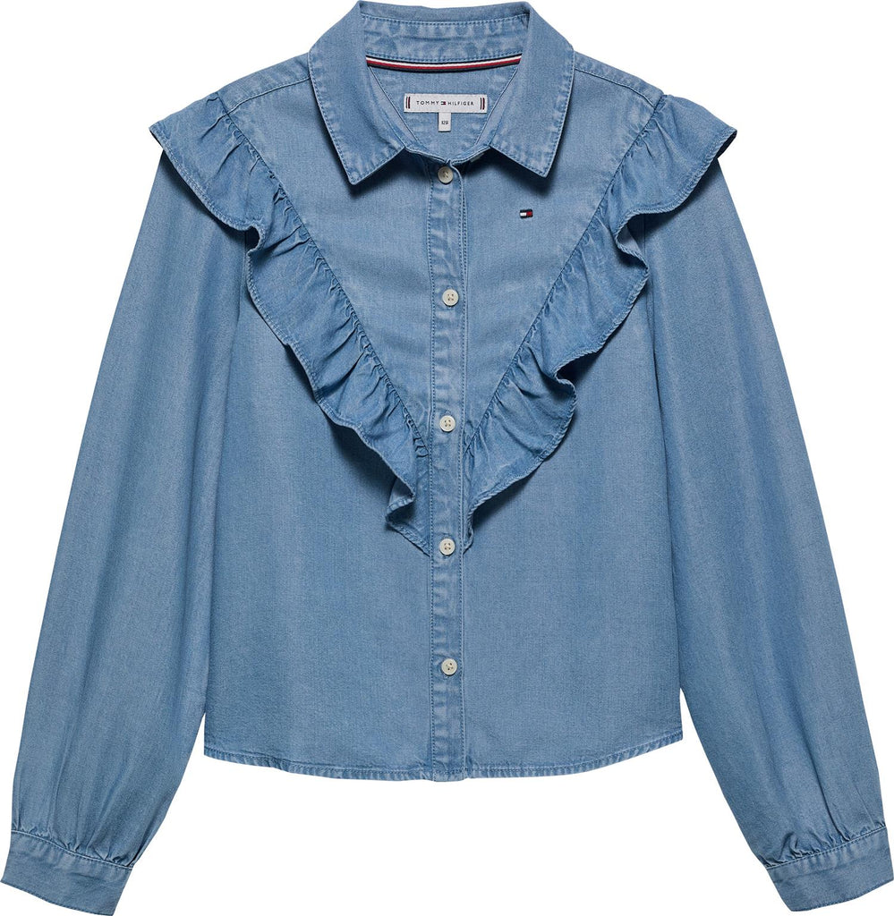 Tommy Hilfiger RUFFLE BLOUSE L/S