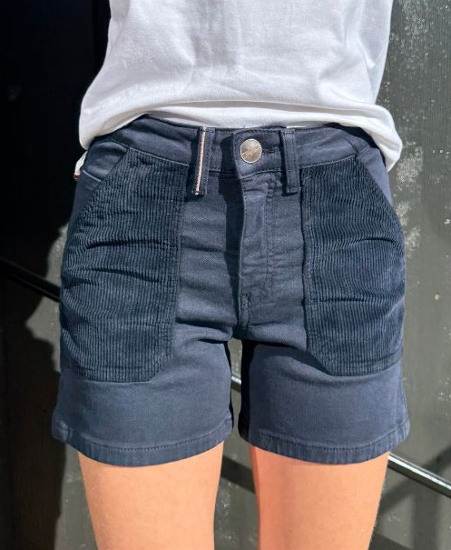 iSlow Emilia drill kashmir shorts