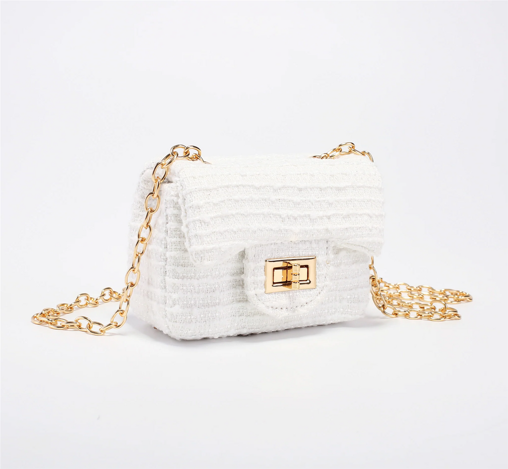 Pinsessefin veske med striper Small