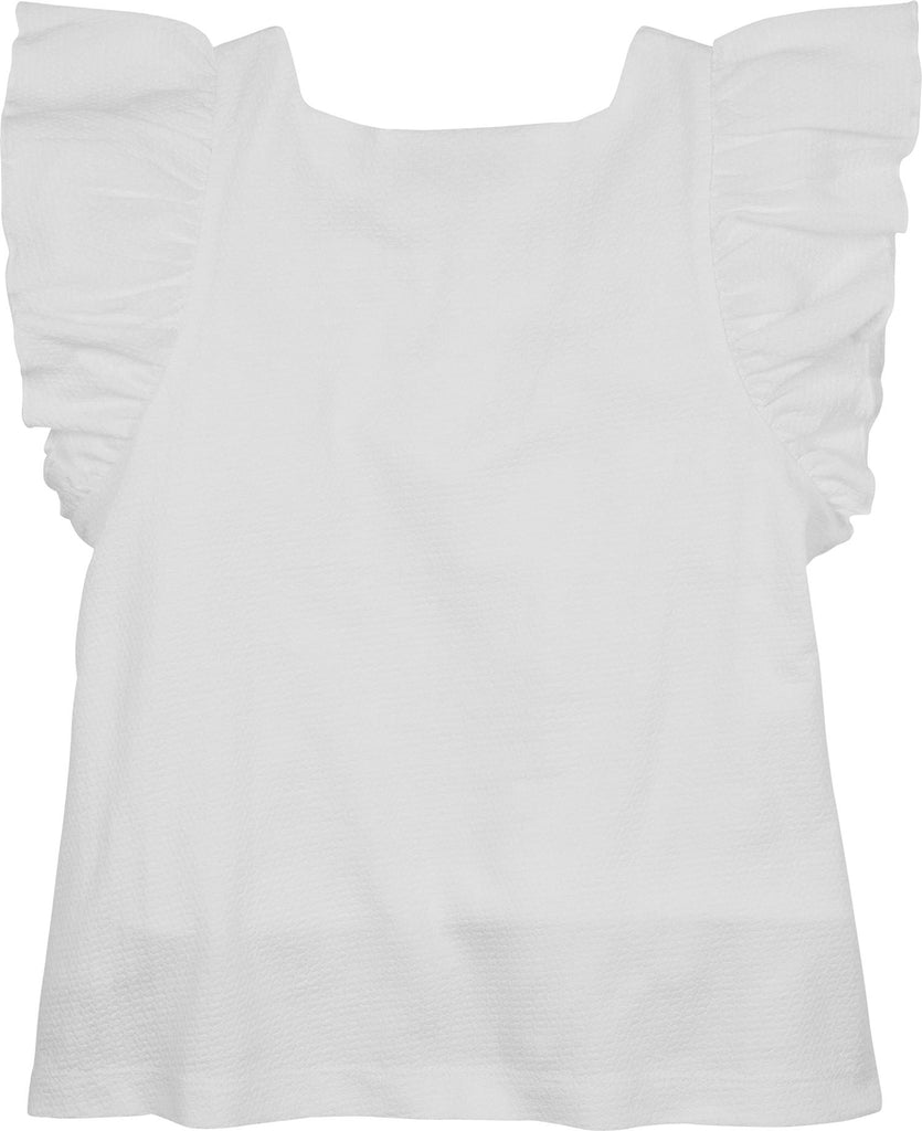 Tommy Hilfiger ruffle knit top