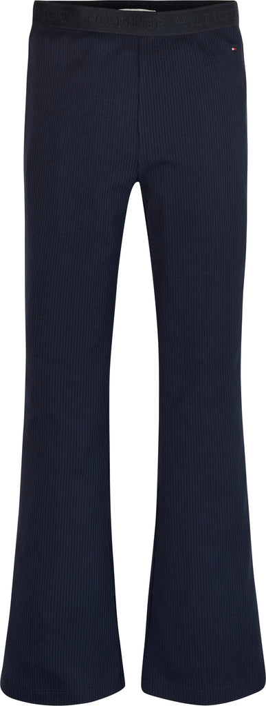 Tommy Hilfiger rib strikket legging med sleng