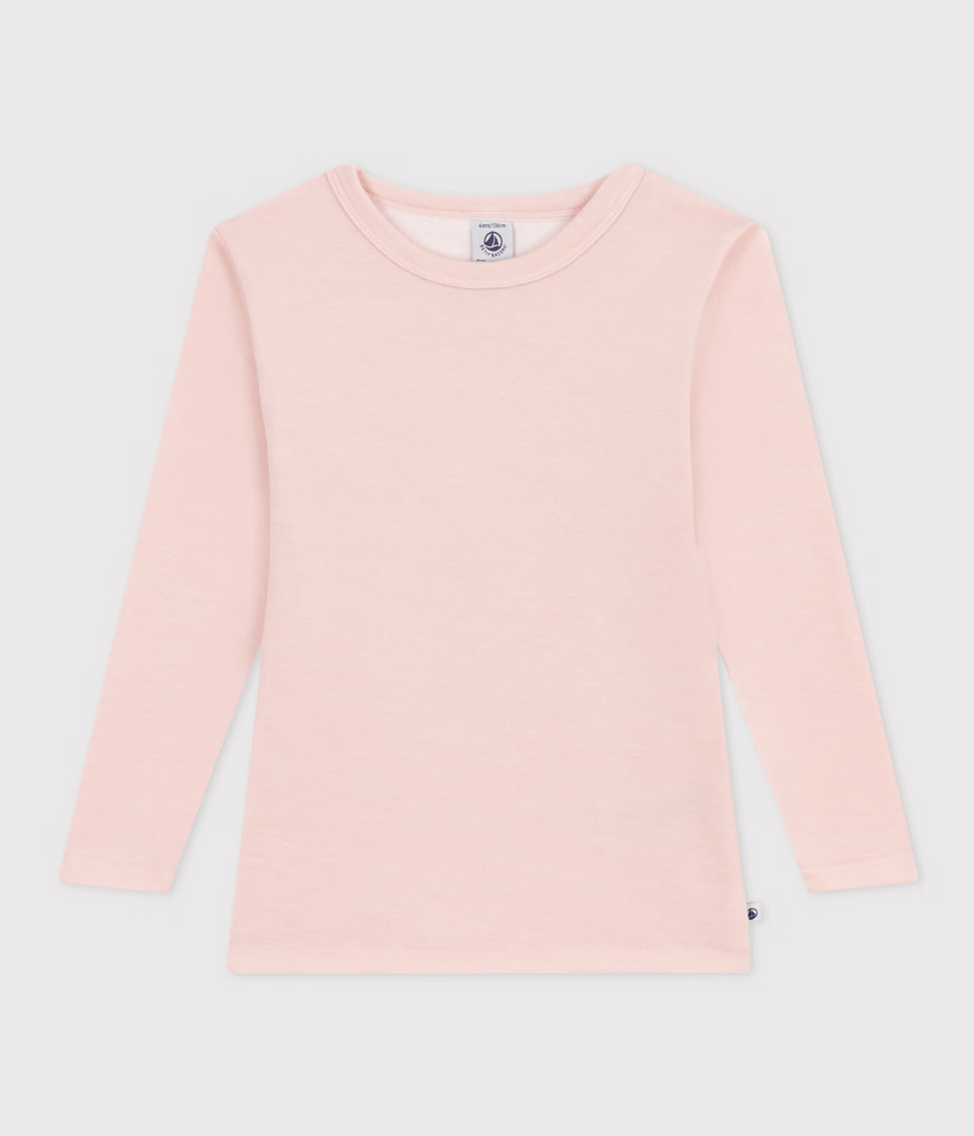 Petit Bateau longsleeve i ull/bomull