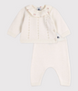 Petit Bateau 2 delt sett i ull/bomull