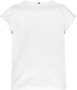 Tommy Hilfiger T-skjorte basic til jente m ruffle sleeve