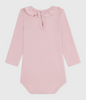 Petit Bateau Body m lang erm og liten krave