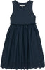 Tommy Hilfiger BRODERIE ANGLAISE COMBI DRESS