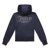 Juicy Couture kids velour zip med diamanter