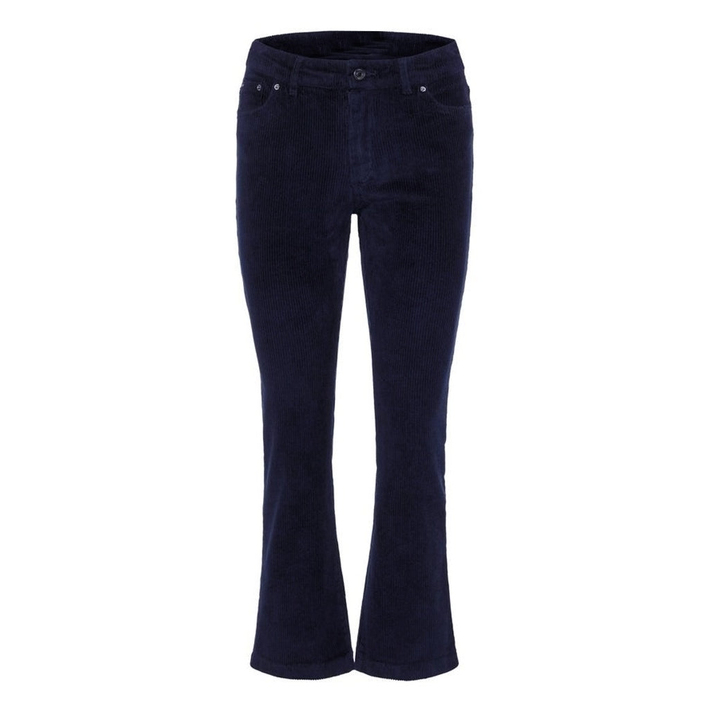 Flared cord jeans