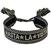 Dark Department woven friendship bracelet