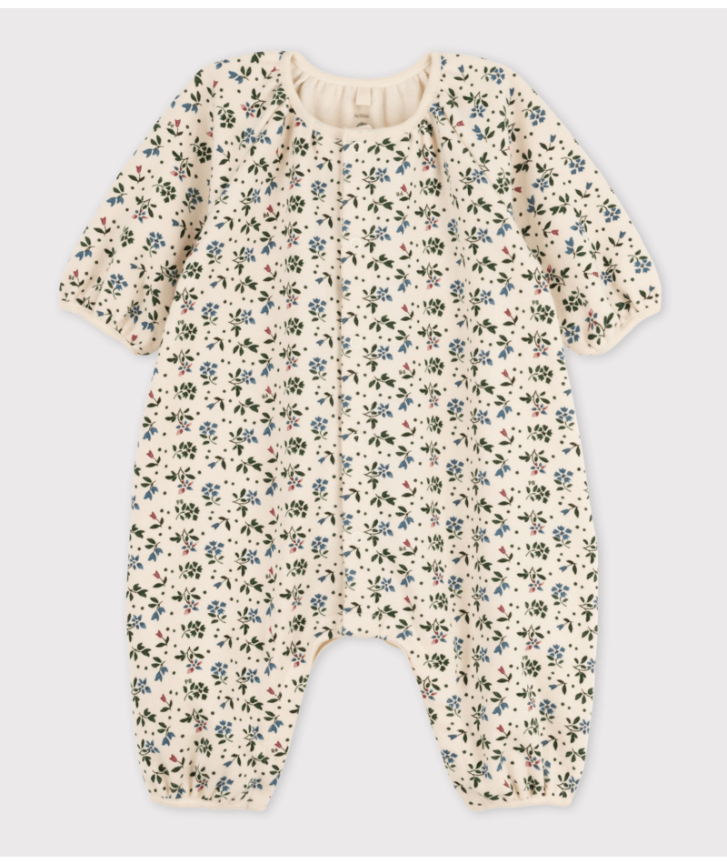 Petit Bateau sparkedress med små blomster