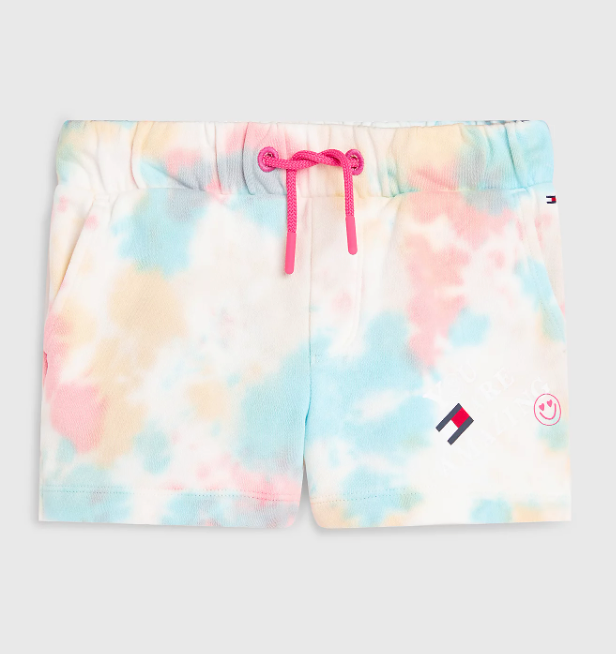 Tommy Hilfiger tie-dye shorts til jente