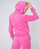 Juicy Couture Cotton rich Robertson hoodie Raspberry rose