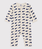Petit Bateau pysjamas uten fot med hval print