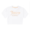Juicy Couture T-skjorte med sølv/orange logo