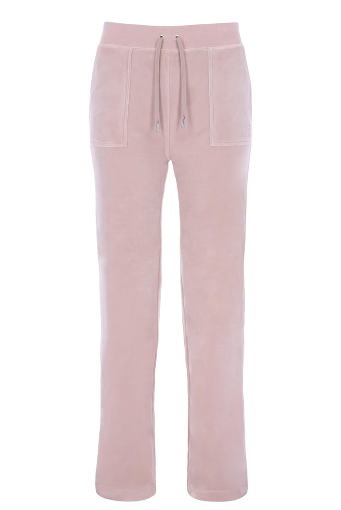 Juicy Couture Del Ray Classic Velour Pant Shadow Grey