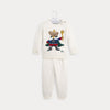 Polo Ralph Lauren sett med bukse og genser med bamse i Ull