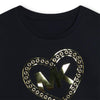 Michael Kors T-Skjorte med gull logo