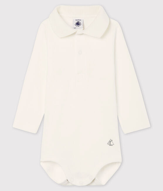 Petit Bateau body med lang erm