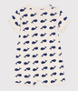 Petit Bateau kort sparkedress med hval