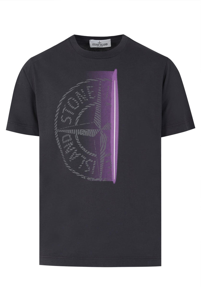 Stone Island tskjorte med kompassprint