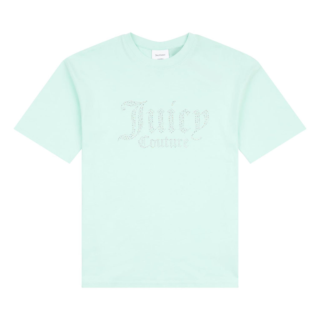 Juicy Couture T-skjorte logo med strass Yucca