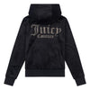 Juicy Couture velour hettejakke Jet Black