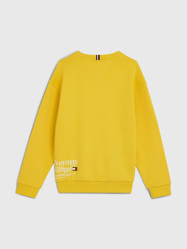 Yellow Tommy Hilfiger College Sweater Tommy Hilfiger SUDADERA