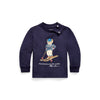 Polo Ralph Lauren longsleeve til baby med bamsemotiv