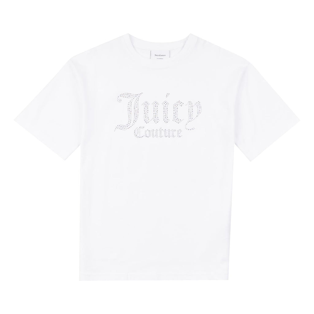 Juicy Couture T-skjorte logo med strass