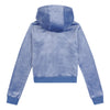 Juicy Couture kids velour hoodie med zip Grey Blue