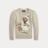 Polo Ralph Lauren strikkegenser med bamse til jente