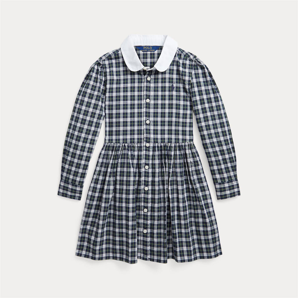 Polo Ralph Lauren rutete kjole med krage