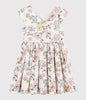 Petit Bateau kjole med blomstrer