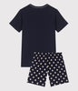 Petit Bateau pysjamas to delt kort erm og shorts